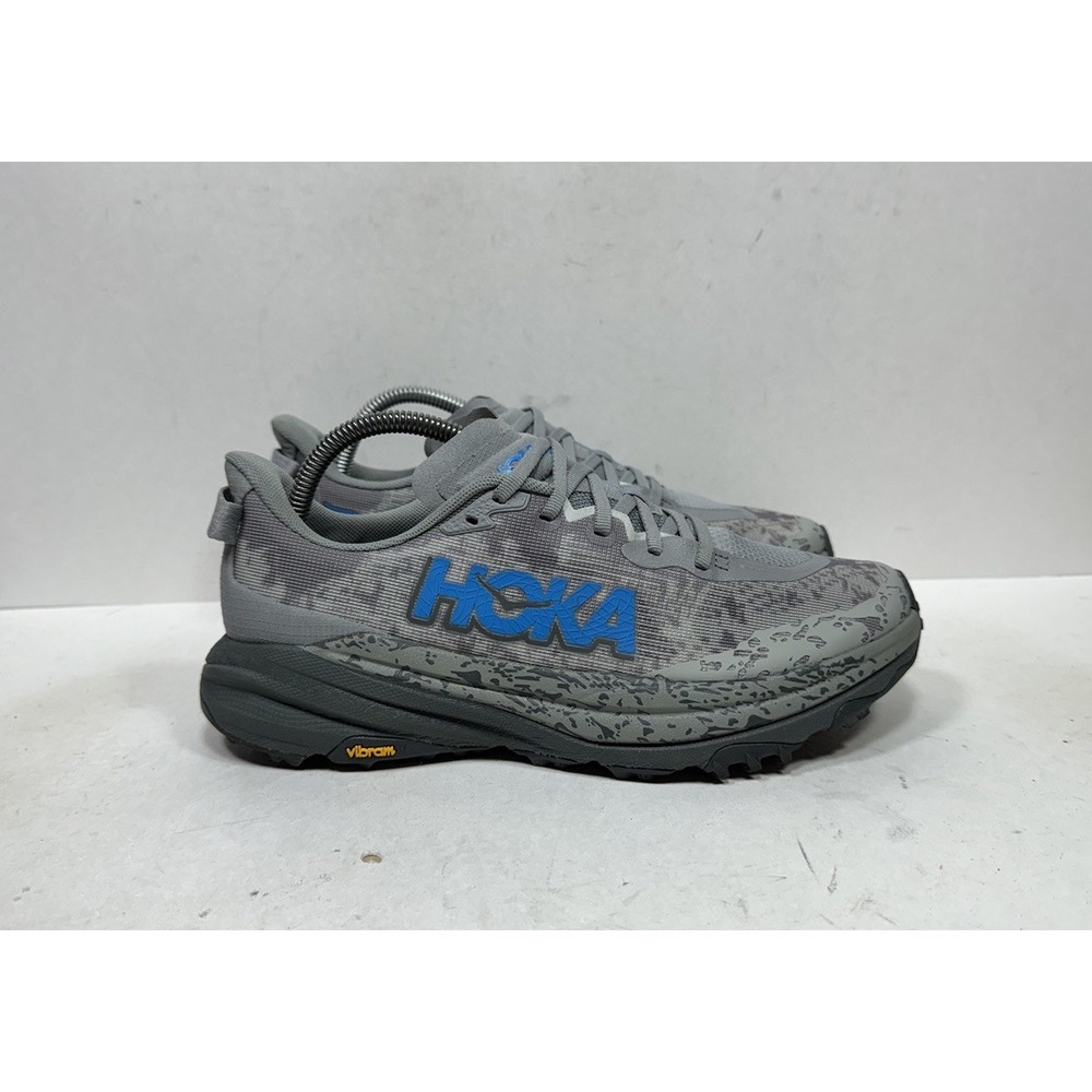 Hoka One One Speedgoat 6 Men's Size 8 1147791-GCG Running Shoes Gray Sneakers